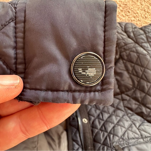 MICHAEL KORS Quilted Black High Neck Women’s Jacket Size 8 - Picture 14 of 14